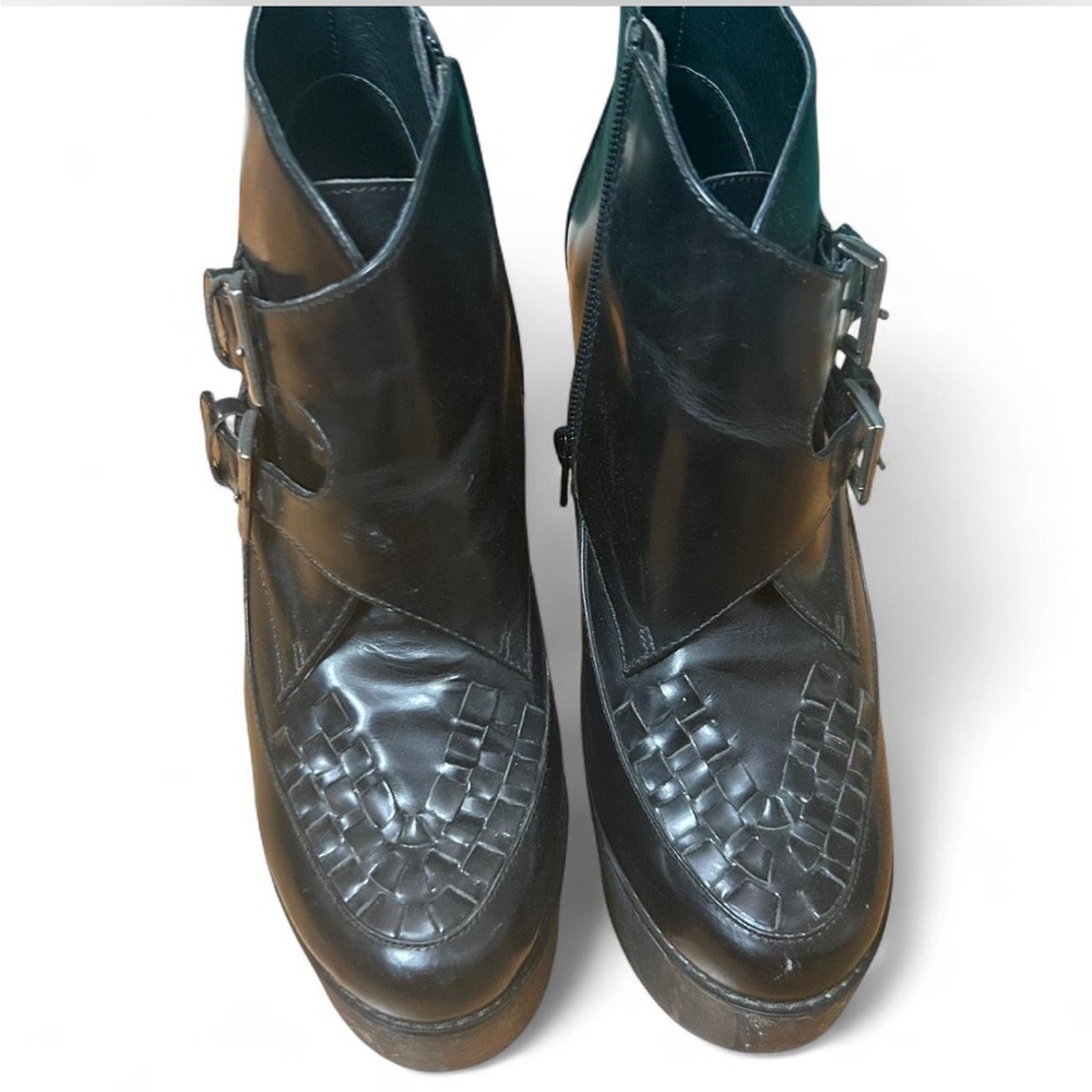 Jeffrey Campbell “Busted” Ankle Boots sz 7.5 - Picture 3 of 6